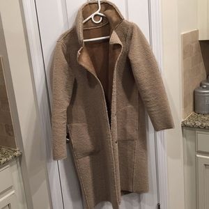 Velvet brand Sherpa and suede reversible jacket